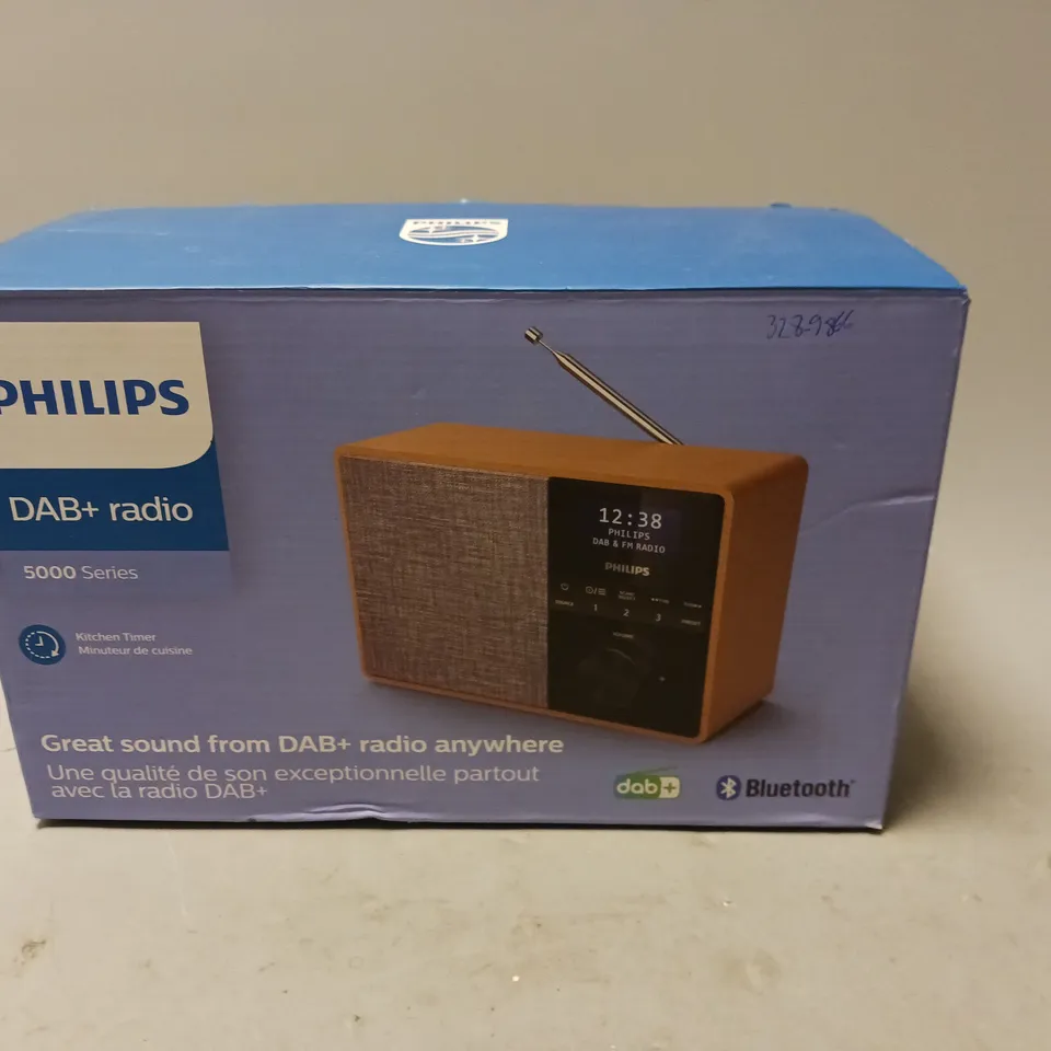 PHILIPS DAB+ BLUETOOTH 5000 SERIES RADIO 