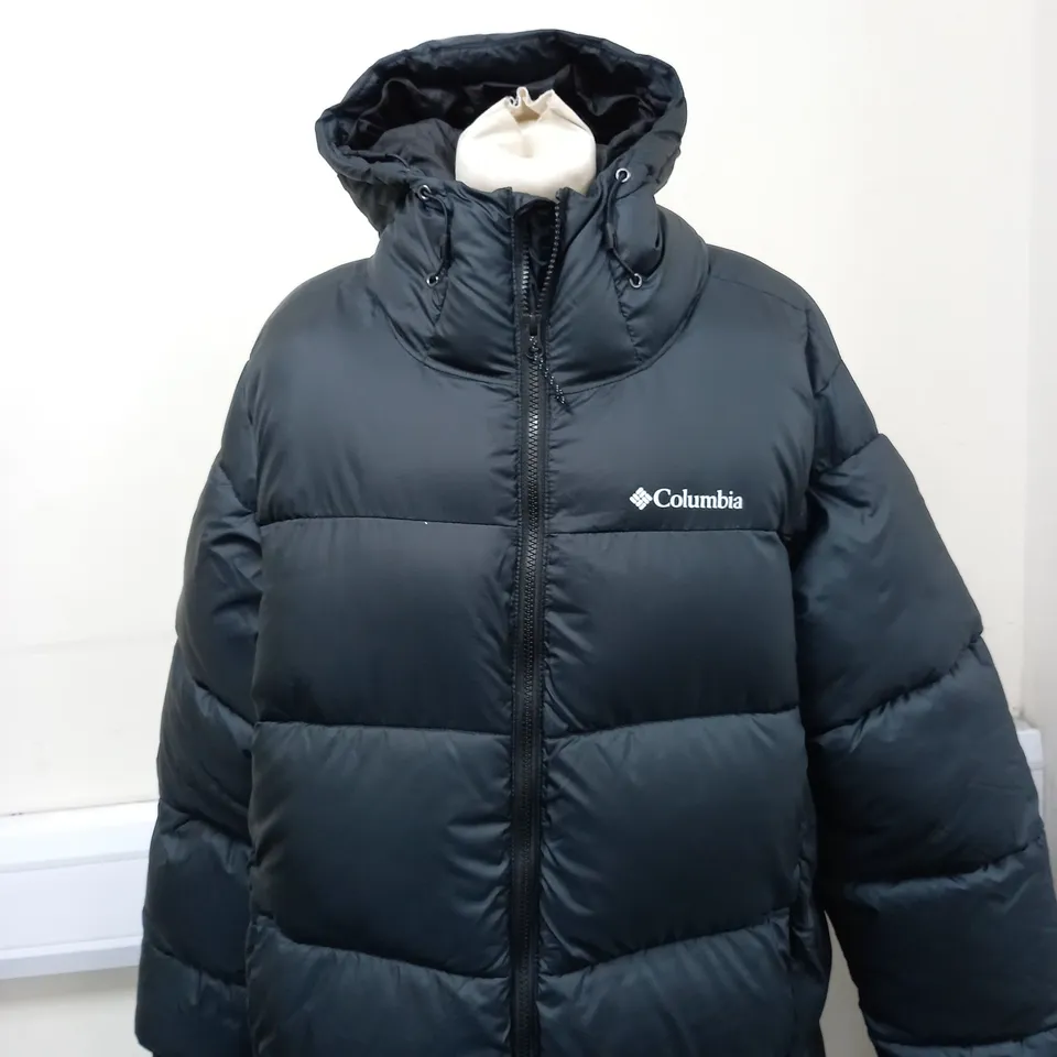 COLUMBIA PUFFECT PARKA COAT IN BLACK MEDIUM