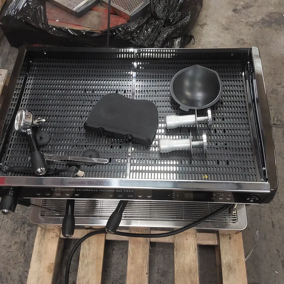 LA CIMBALI M34 COMMERCIAL 2 GROUP ESPRESSO MACHINE WITH ACCESSORIES