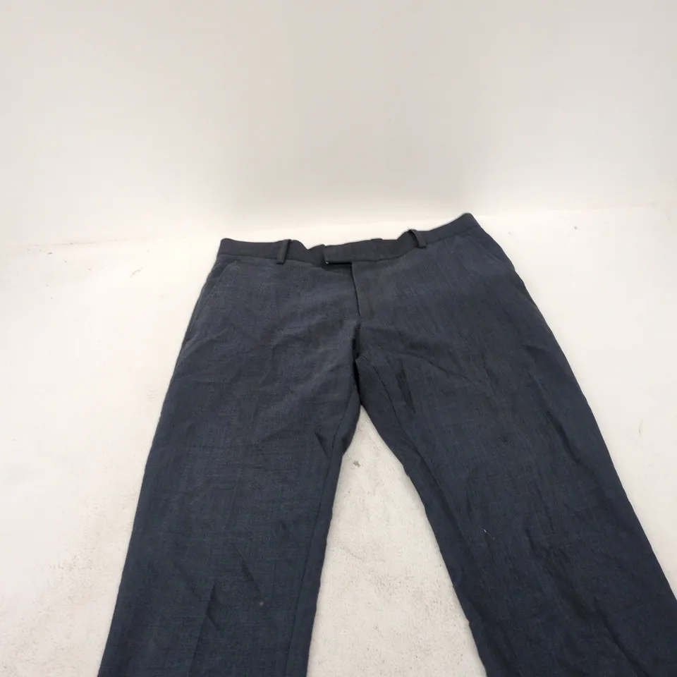 TOPMAN WOOL TROUSERS – UK 30R, DARK NAVY
