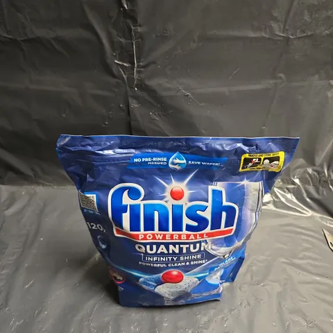 FINISH QUANTUM INFINITY SHINE POWERBALL DISHWASHER TABLETS – 120 TABLETS