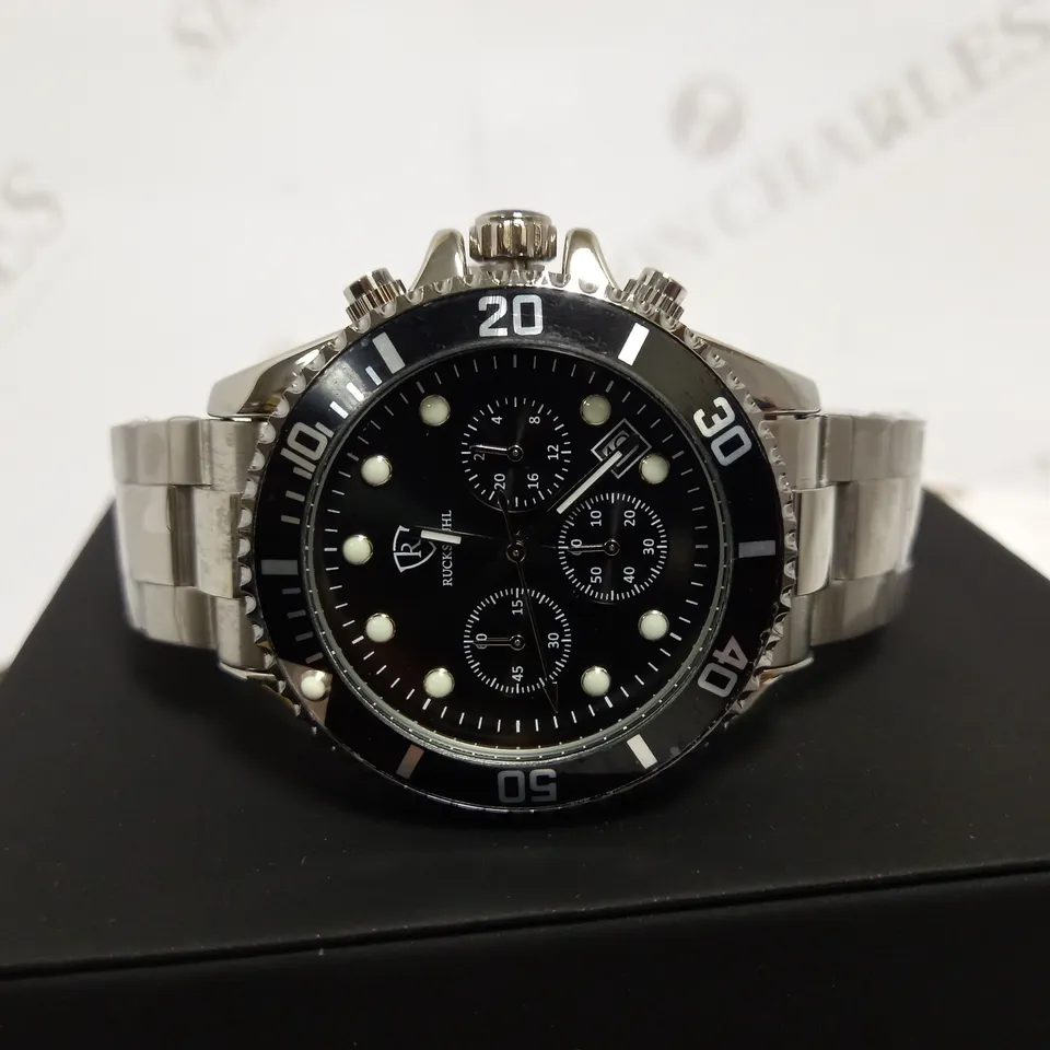 RUCKSTUHL CHRONOGRAPH STYLE BRACELET STRAP WATCH RRP £560