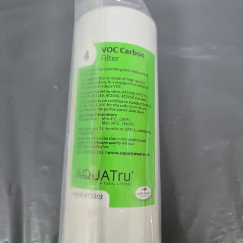 AQUATRU VOC CARBON FILTER CARTRIDGE