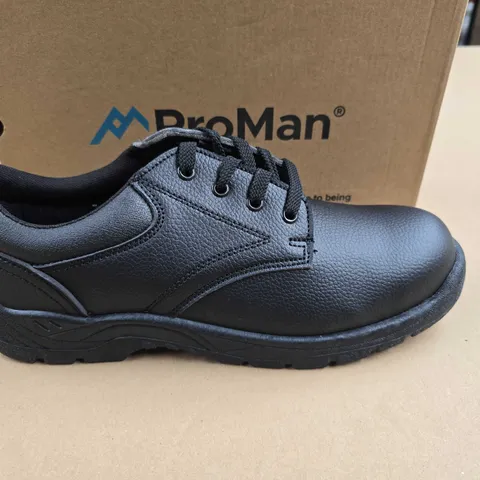 BRAND NEW BOXED PROMAN PM102 OMAHA CHUKKA SAFETY SHOES IN BLACK - UK 12