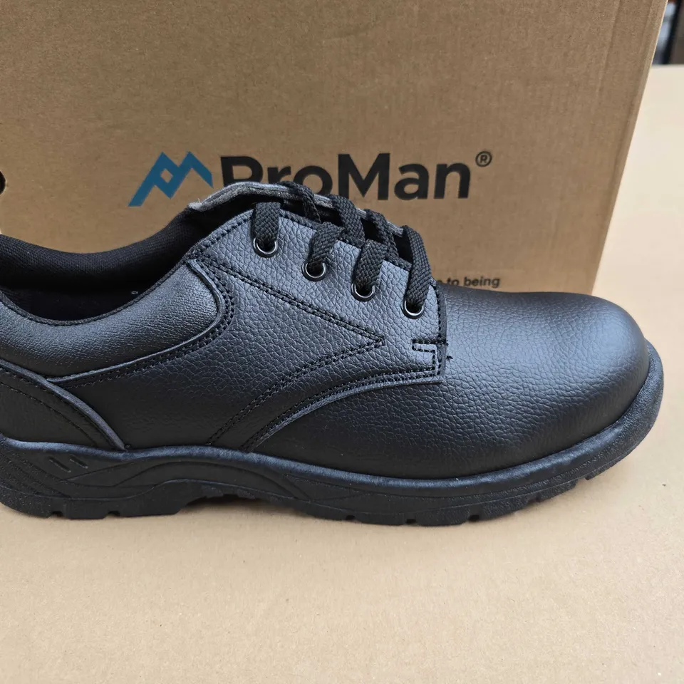BRAND NEW BOXED PROMAN PM102 OMAHA CHUKKA SAFETY SHOES IN BLACK - UK 12