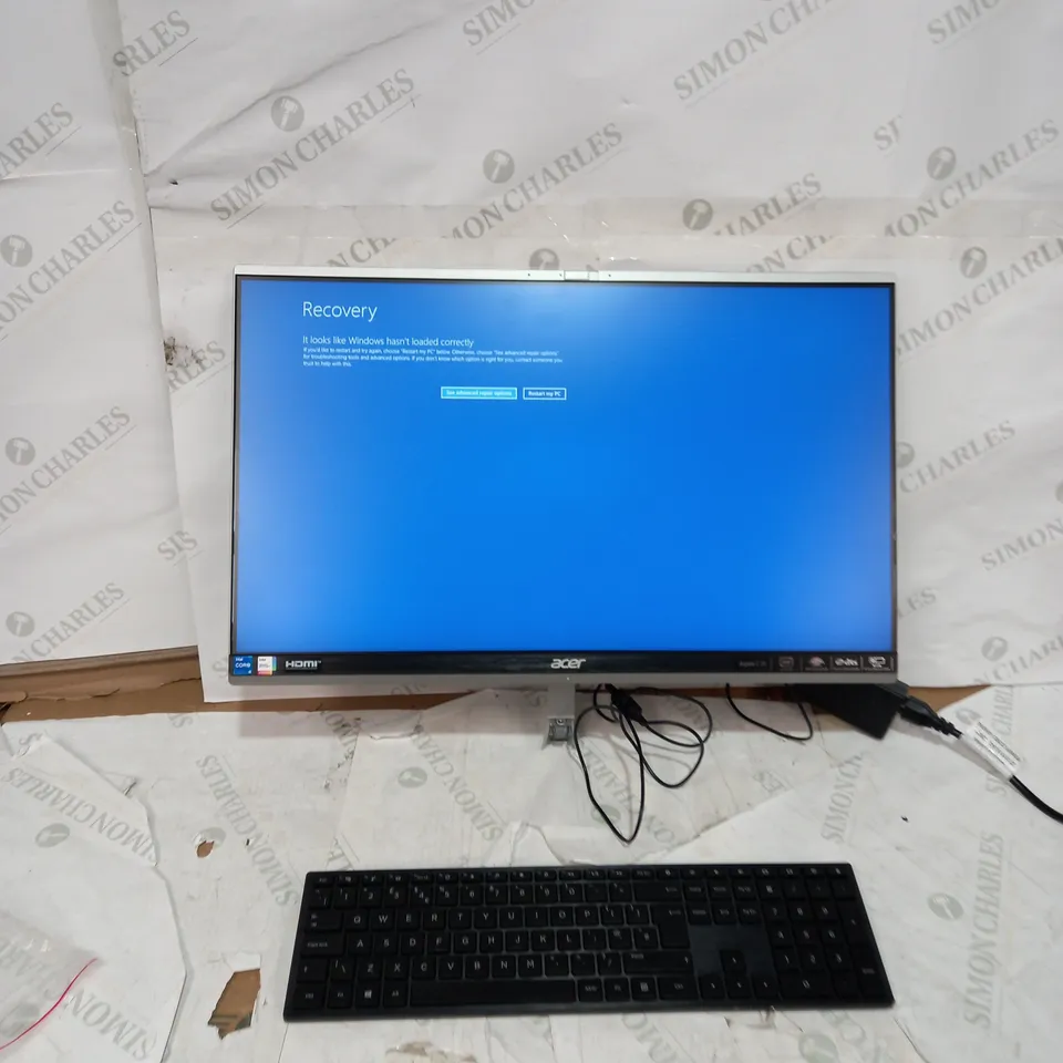 ACER ASPIRE C 24 MONITOR COMES WITH POWER CABLE, KEYBORD AND MOUSE, STAND COLLECTION ONLY  RRP £649