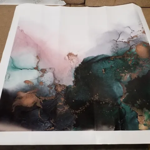 BOXED EMERALD VALLEY BY FERN SIEBLER - PAINTING ON CANVAS