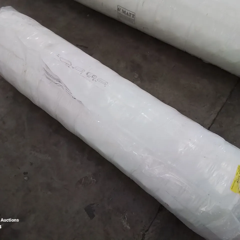 QUALITY BAGGED AND ROLLED 4'6" DOUBLE OPEN COIL MATTRESS