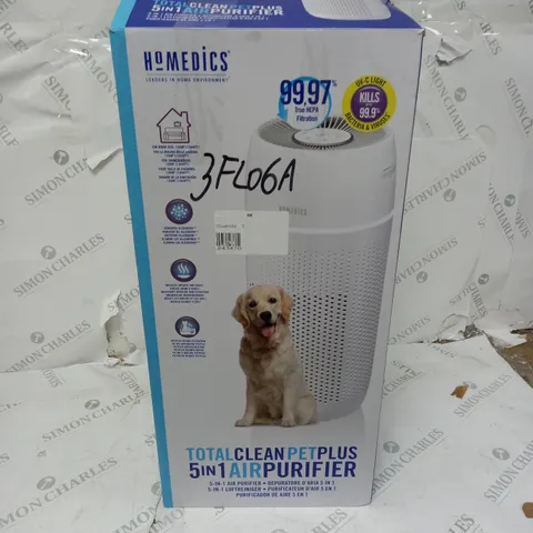 HOMEDICS TOTAL CLEAN WHITE AIR PURIFIER