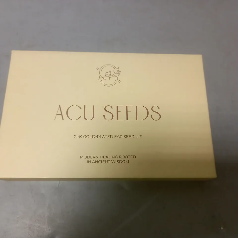 ACU SEEDS 24K GOLD  PLATED EAR SEED KIT