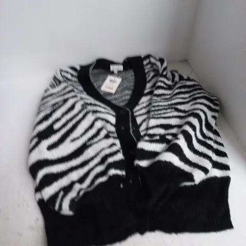 TANMSY ZEBRA KNIT CARDIGAN – WOMEN'S/CARDIGAN WITH TAG