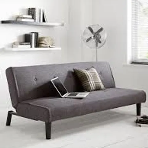 BOXED DAX FABRIC SOFA BED - DARK GREY (1 BOX)