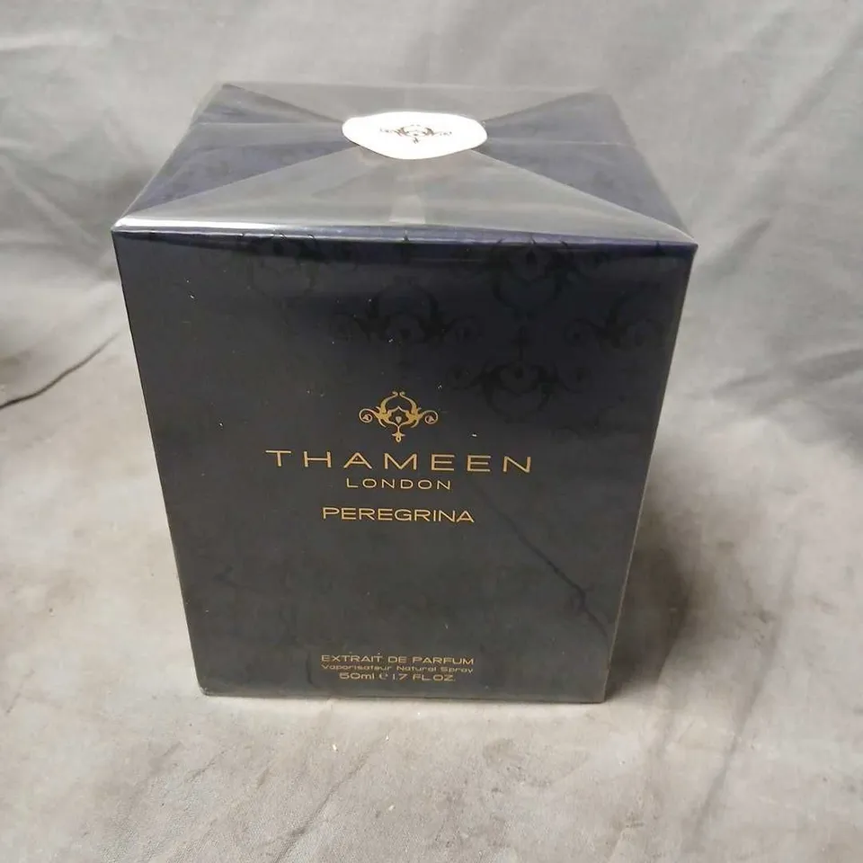 BOXED AND SEALED THAMEEN LONDON PEREGRINA EXTRAIT DE PARFUM 50ML