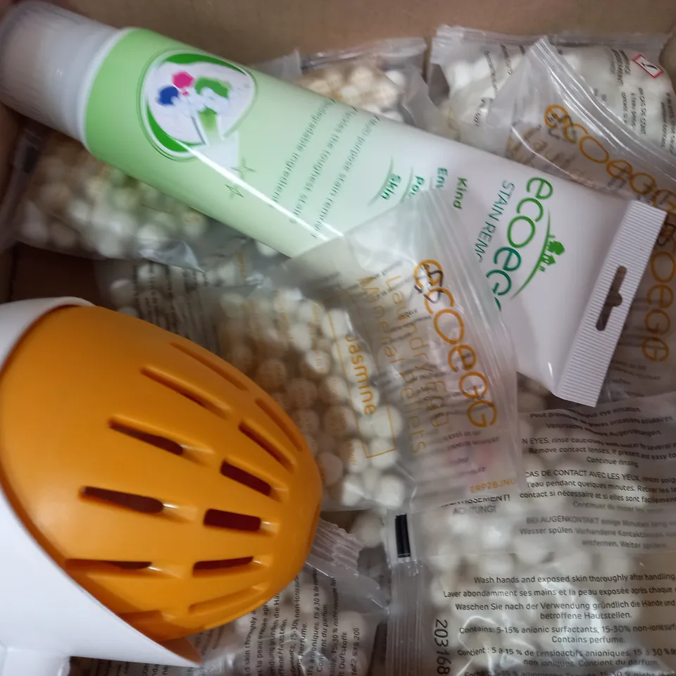 ECOEGG 1152 WASHES WITH EGG STAND 2 DETOX TABLETS & STAIN REMOVER - JASMINE