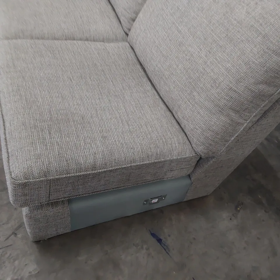 TWO SEATER SECTION GREY FABRIC