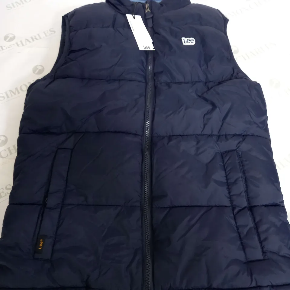 LEE GILET IN NAVY BLAZER - 12-13 YEARS