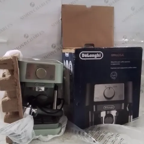 BOXED DELONGHI ESPRESSO MACHINE AND COFFEE MAKER 
