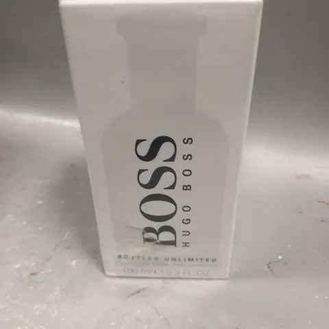 BOXED AND SEALED HUGO BOSS BOTTLED UNLIMITED EAU DE TOILETTE 100ML SPRAY FOR HIM - MEN'S