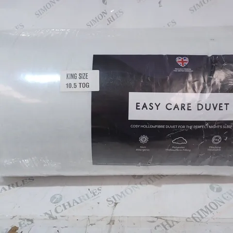 UNBRANDED 10.5 TOG EASY CARE DUVET - KING SIZE