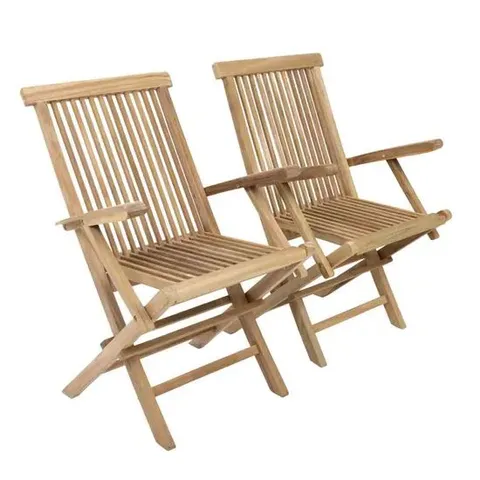 BOXED CHARLES BENTLEY TEAL STACKING CHAIRS (SET OF 2) (1 BOX)