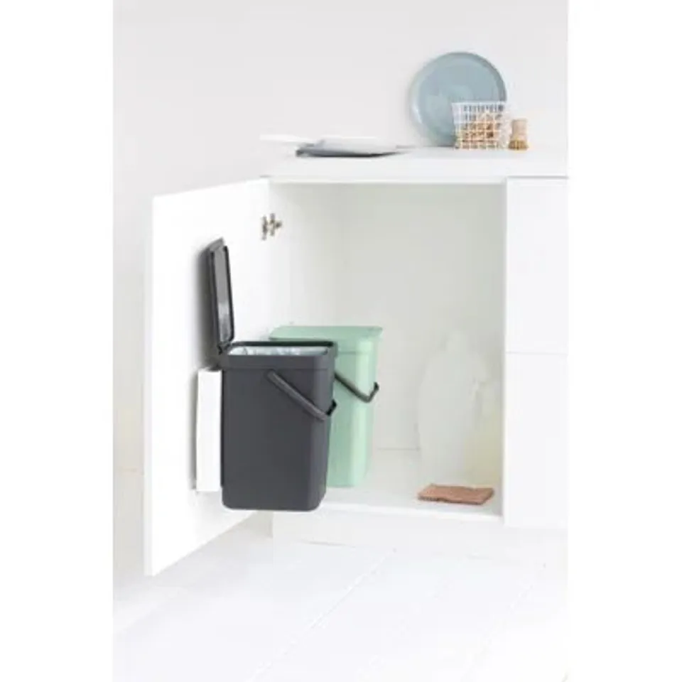 BOXED BRABANTIA SORT AND GO BUILT IN RECYCLING BIN (1 BOX)