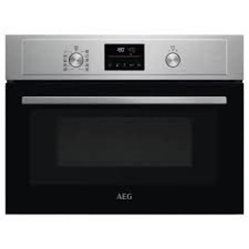 AEG KMX365060M BUILT-IN COMBINATION MICROWAVE OVEN, STAINLESS STEEL