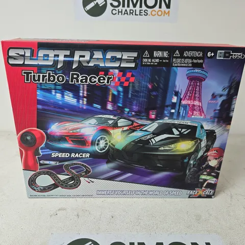 SLOT CAR RACING SET – TURBO RACER (BOXED)