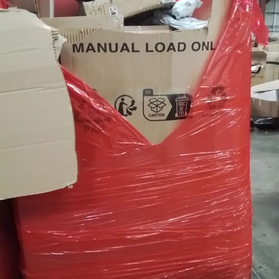 PALLET OF ASSORTED HOUSEHOLD GOODS AND PRODUCTS TO INCLUDE;STAINLESS STEEL CHAFING DISH,DUNE LEGO,TODDLER TRICYCLE
