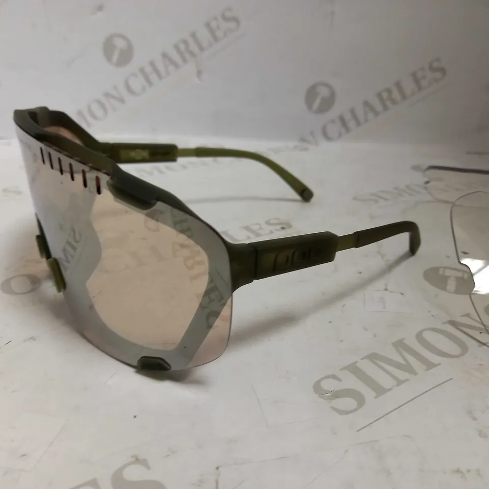 POC DEVOUR EPIDOTE GREEN TRANSLUCENT GOGGLES/SUNGLASSES