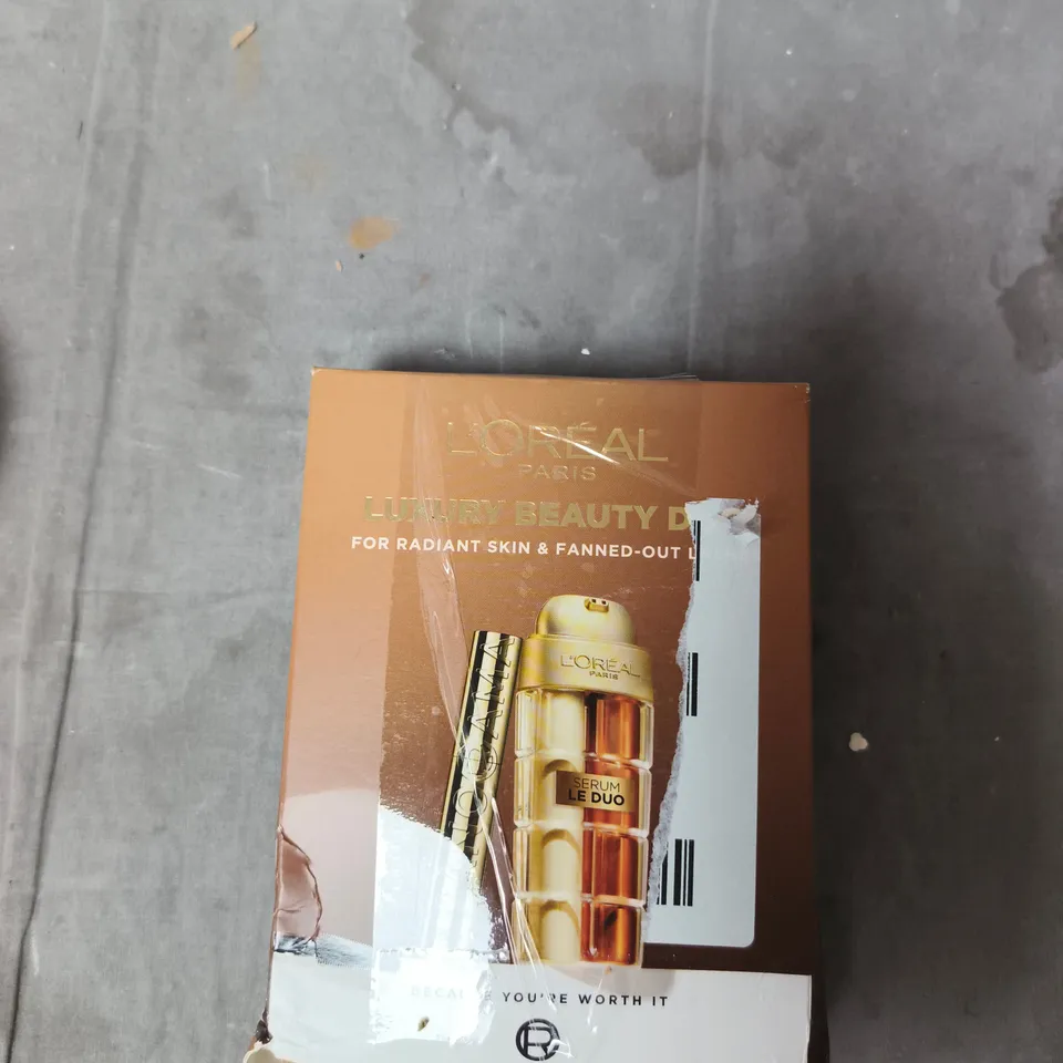 L'ORÉAL PARIS LUXURY BEAUTY DUO – SERUM LE DUO & BLACK PANORAMA MASCARA