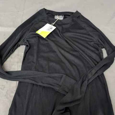 MOUNTAIN WAREHOUSE TALUS WOMEN'S ROUND NECK THERMAL TOP – BLACK, UK 6 