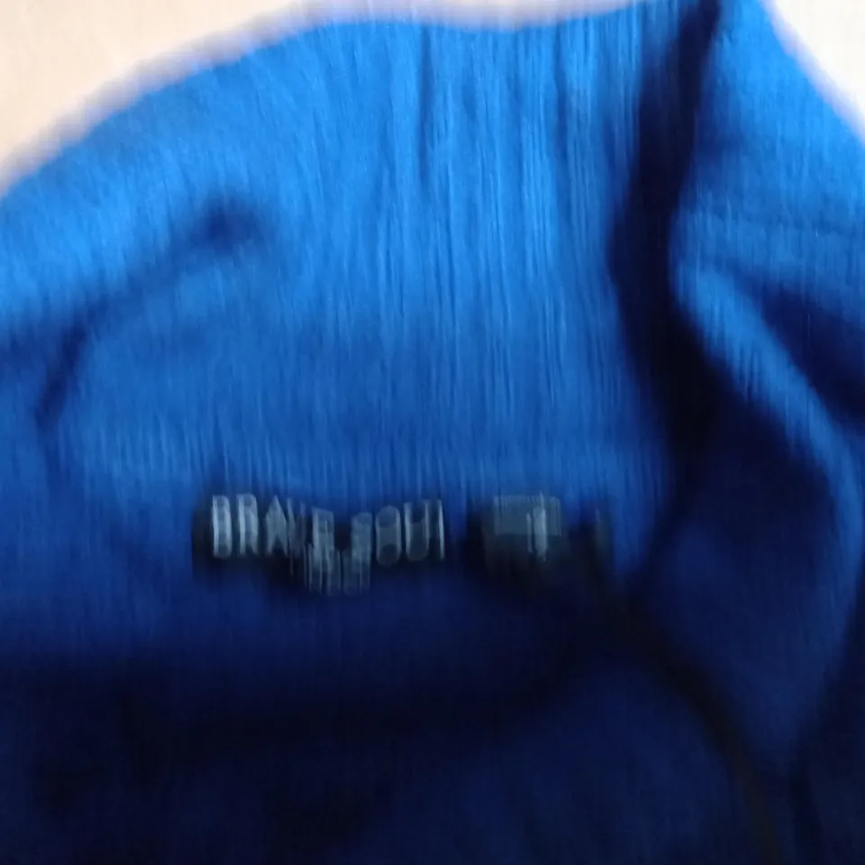 BRAVE SOUL LONDON BLUE KNITTED JUMPER - SIZE 12