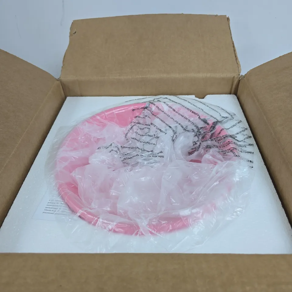 VIDAXL PINK SINK ROUND BOWL BOXED