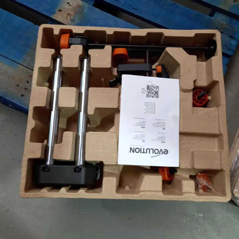 EVOLUTION R210SMS+ MULTI-MATERIAL SLIDING MITRE SAW
