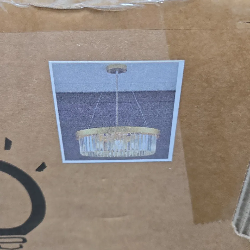 MOSSODOR GOLD CEILING LIGHT BOXED 