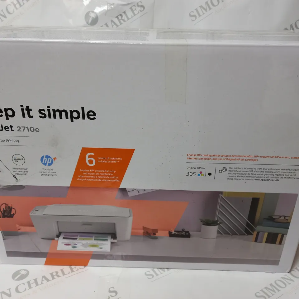 BOXED HP DESKJET 2710E PRINTER 