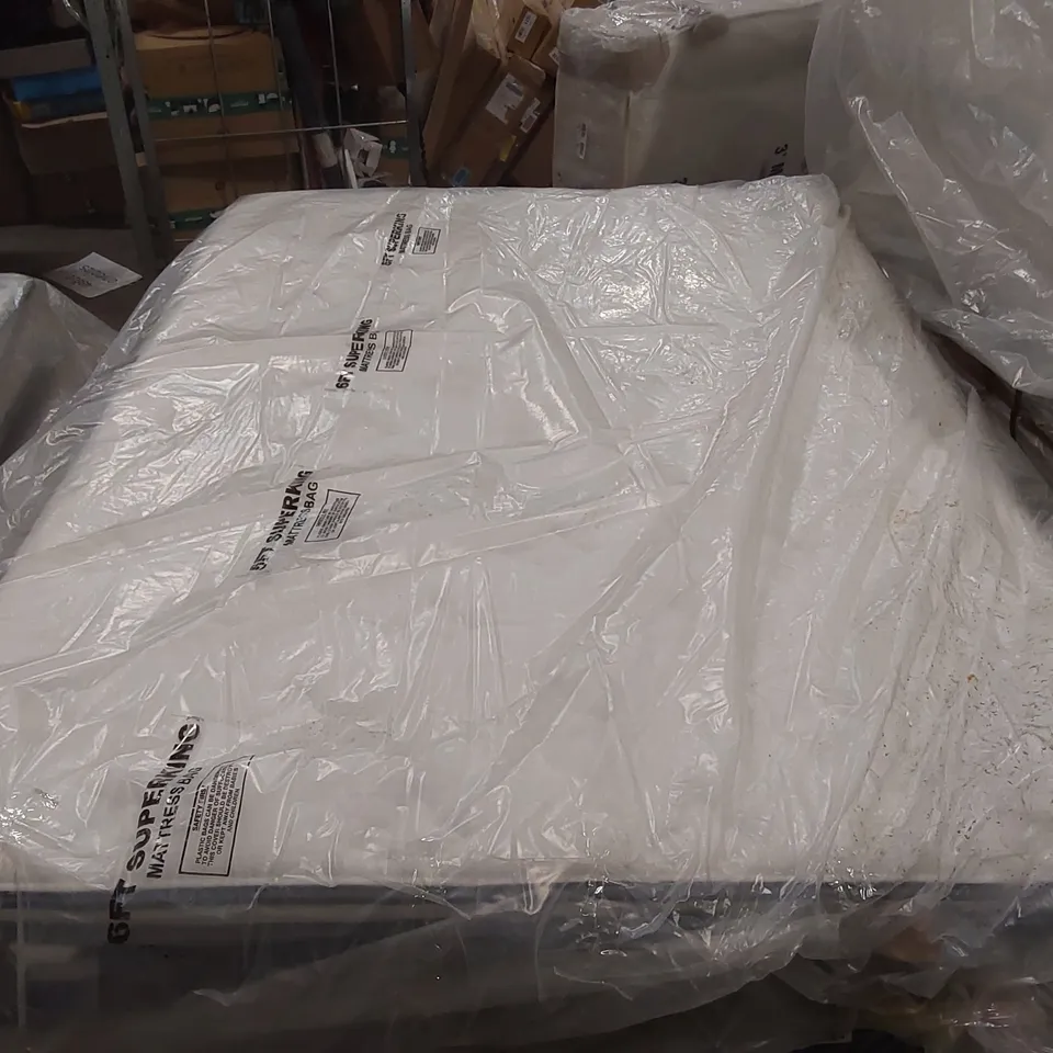 QUALITY BAGGED 25CM ORTHO COOLING MEMORY FOAM POCKET SPRUNG MATTRESS - 4'6" DOUBLE