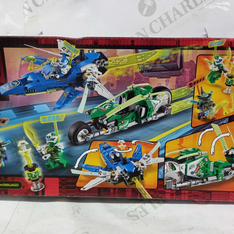 LEGO NINJAGO 71709 JAY AND LLOYD'S VELOCITY RACERS