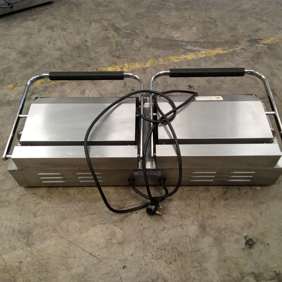 PANTHEON CGL2S LARGE DOUBLE SMOOTH CONTACT/PANINI GRILL 