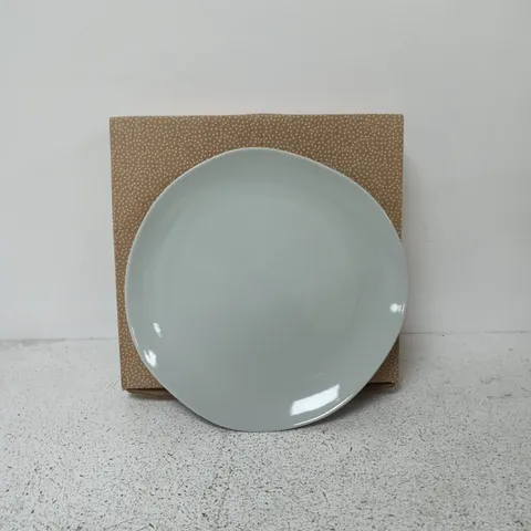 LOT OF 12 SOPHIE CONRAN ARBOR DINNER PLATES IN DOVE GREY - 3 X 4-PACKS