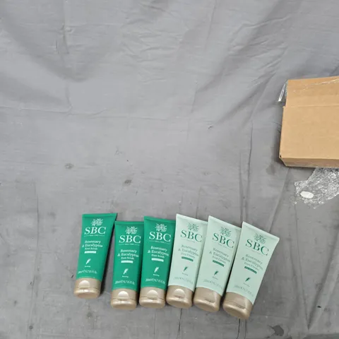 SBC ROSEMARY & EUCALYPTUS FOOT CARE SET – 6 X 200ML TUBES