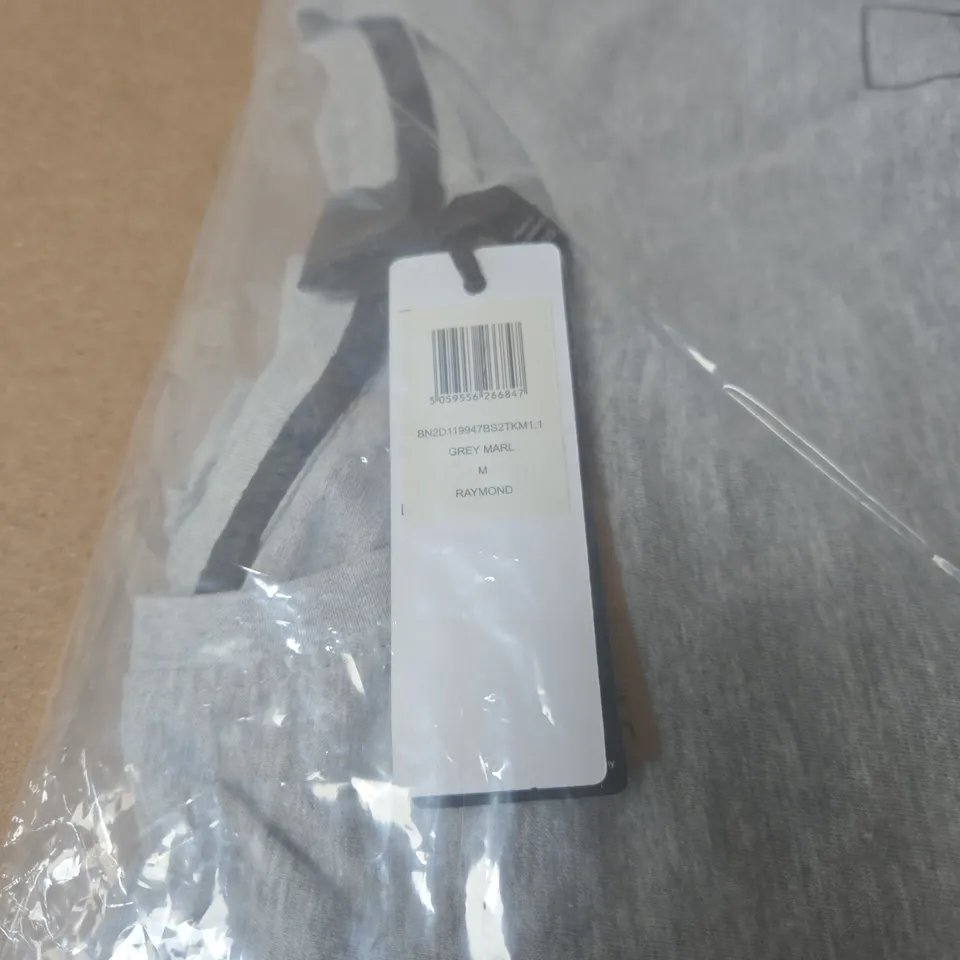 BENCH RAYMOND GREY MARL T SHIRT MEDIUM BAGGED WITH TAGS