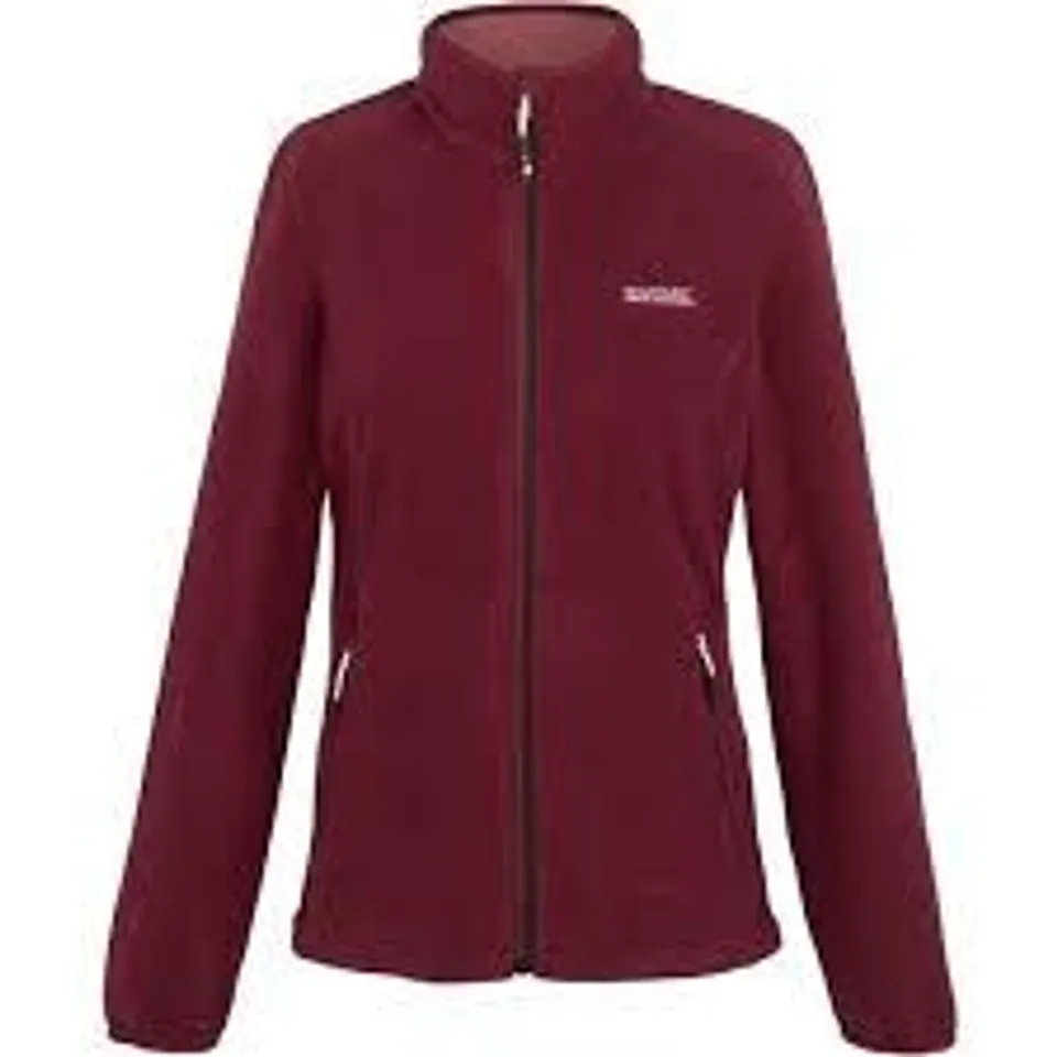 BRAND NEW REGATTA LADIES FLOREO IV FULL ZIP FLEECE IN RUMBA RED - UK SIZE 14