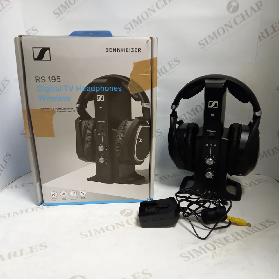 SENNHEISER RS 195 DIGITAL TV WIRELESS HEADPHONES
