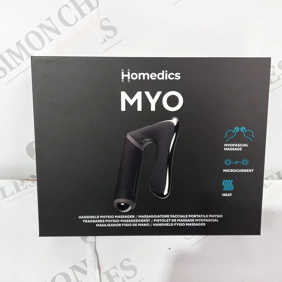 BOXED HOMEDICS MYO HANDHELD PHYSIO MASSAGER 