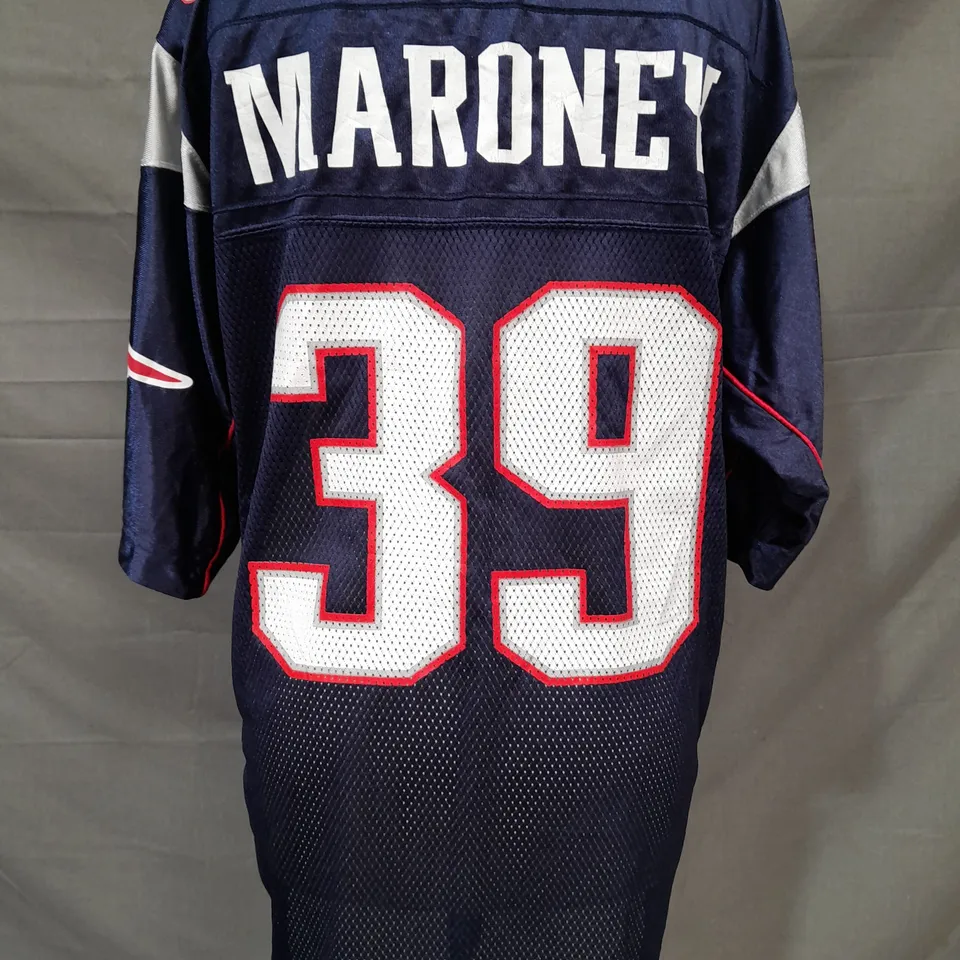 REEBOK NFL PATRIOTS MARONEY JERSEY SIZE MEDIUM