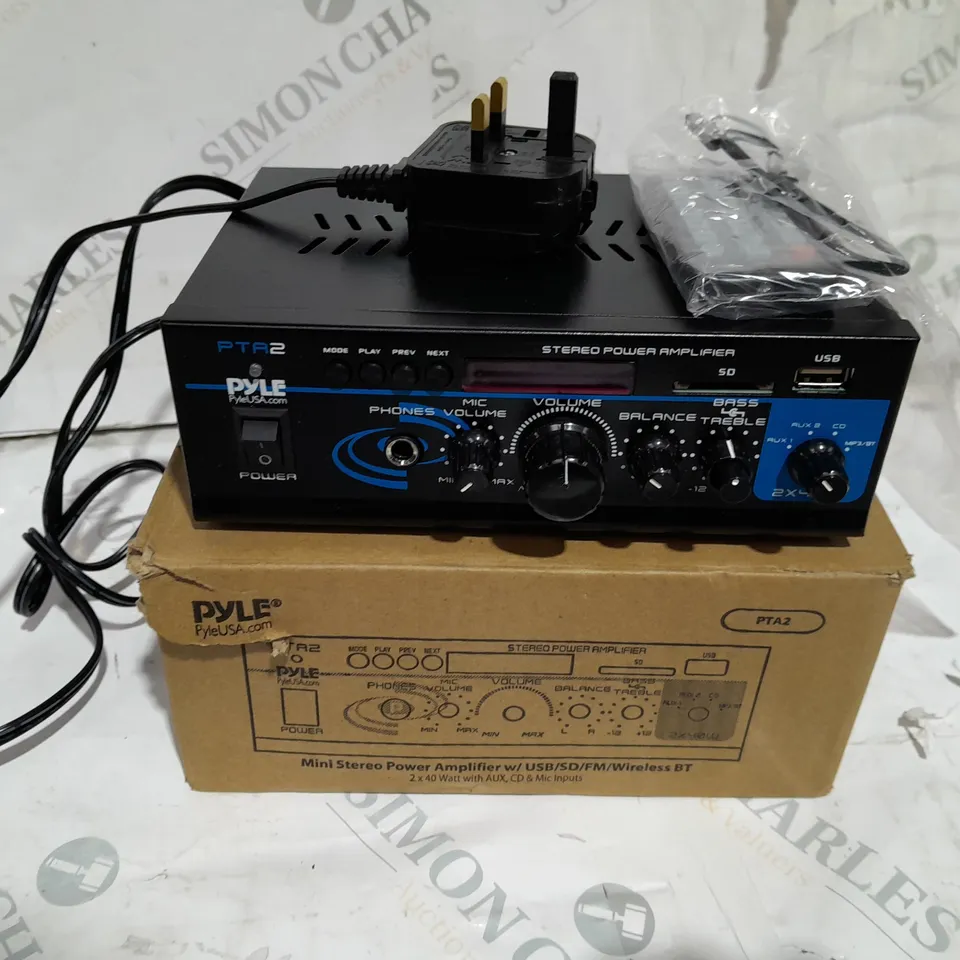 PYLE MINI STEREO POWER AMPLIFIER