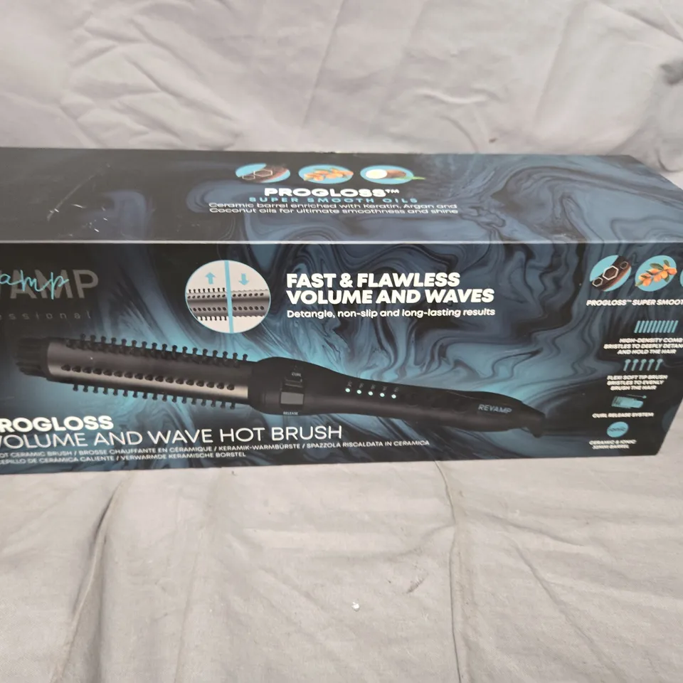 PROGLOSS VOLUME & WAVE HOT BRUSH - BOXED (REVAMP PROFESSIONAL)