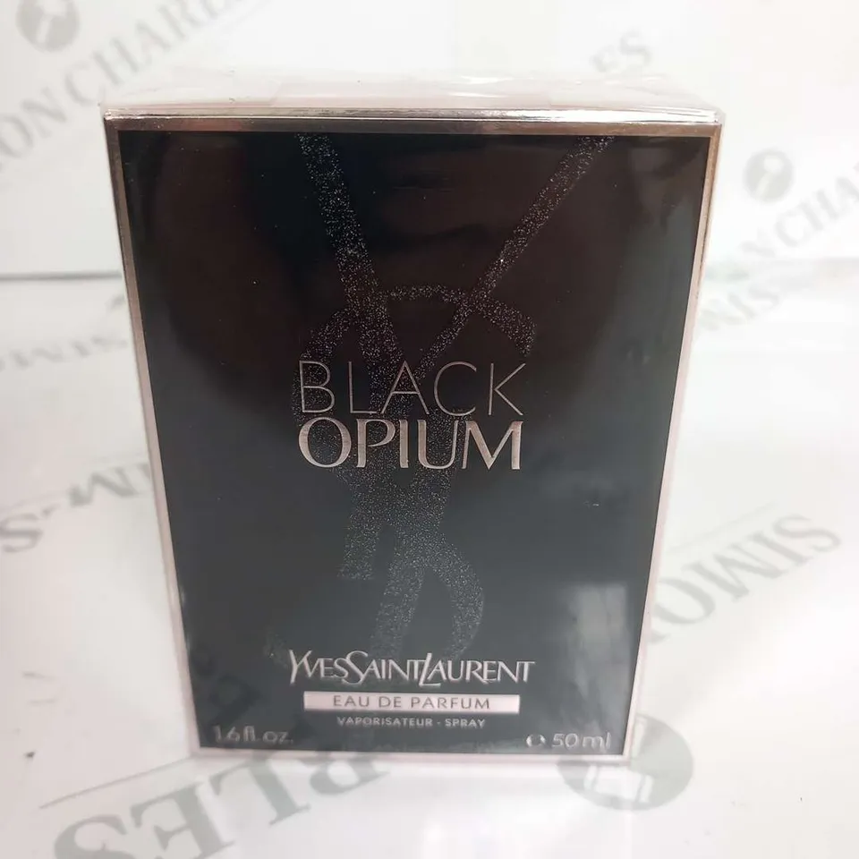 BOXED AND SEALED YVES SAINT LAURENT BLACK OPIUM EAU DE PARFUM SPRAY 50ML