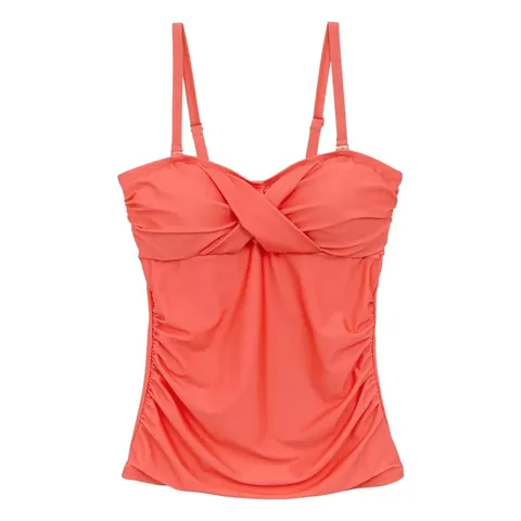BRAND NEW REGATTA WOMEN'S TANKINI SWIMSUIT TOP ACEANA III PEACH BLOOM SIZE 8